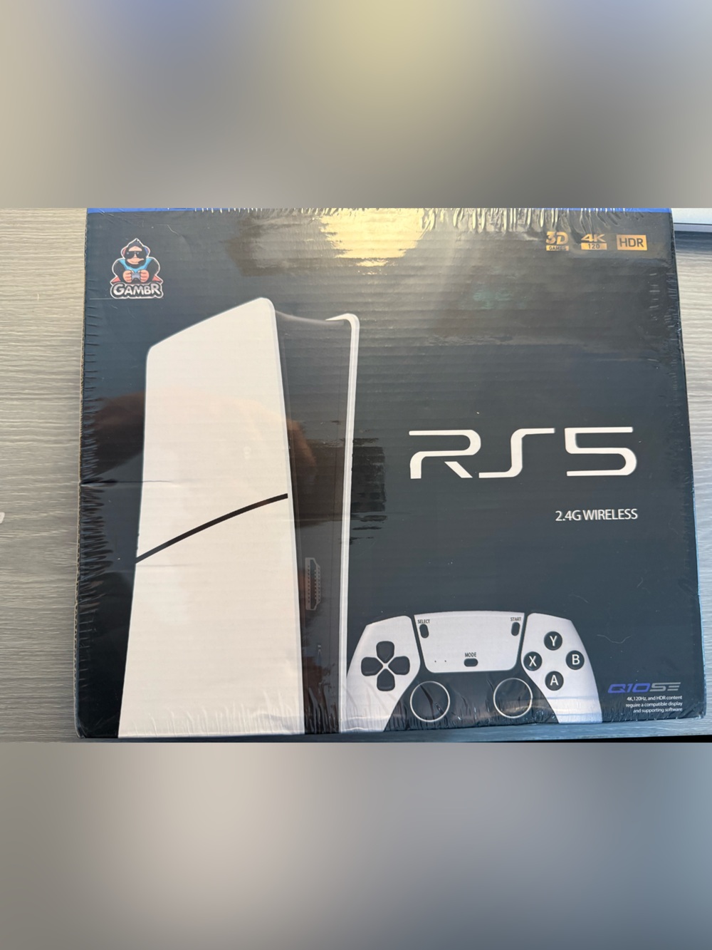 White RS5 2.4G Wireless Gaming Console